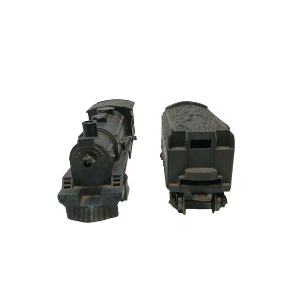 Marx Wind-up Toy Train "O" Gauge & BWM Coal Hopper Vintage NO KEY - Picture 11 of 13